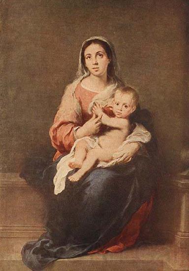 MURILLO, Bartolome Esteban Madonna and Child Spain oil painting art
